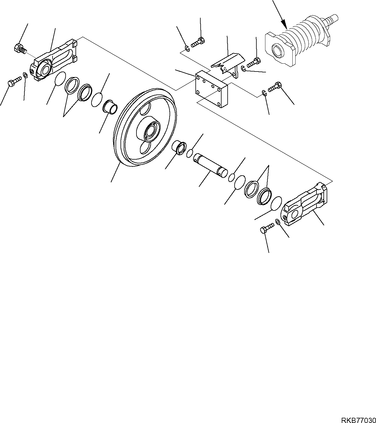 Болт 22L-09-R1R20 KOMATSU