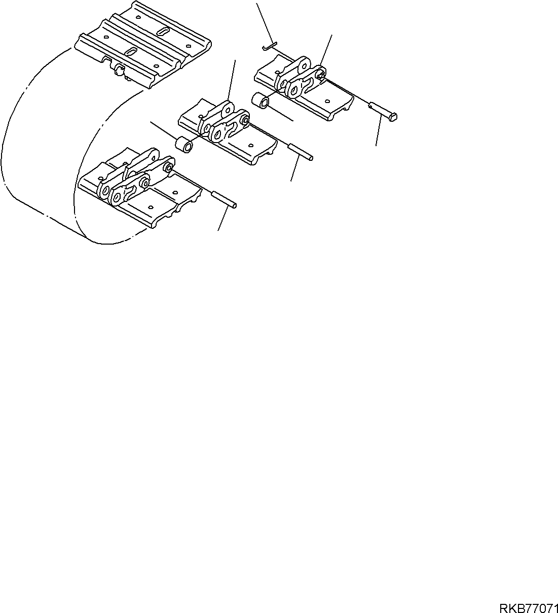 TRACK SHOE, ASSEMBLY 20P-32-R0010 KOMATSU