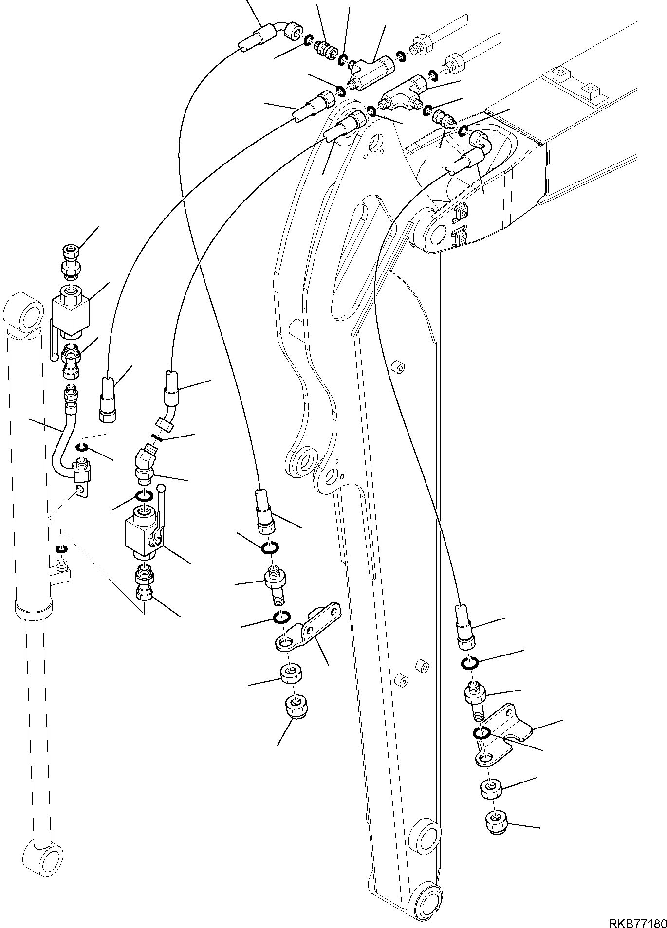 Шланг 22L-09-R5550 KOMATSU