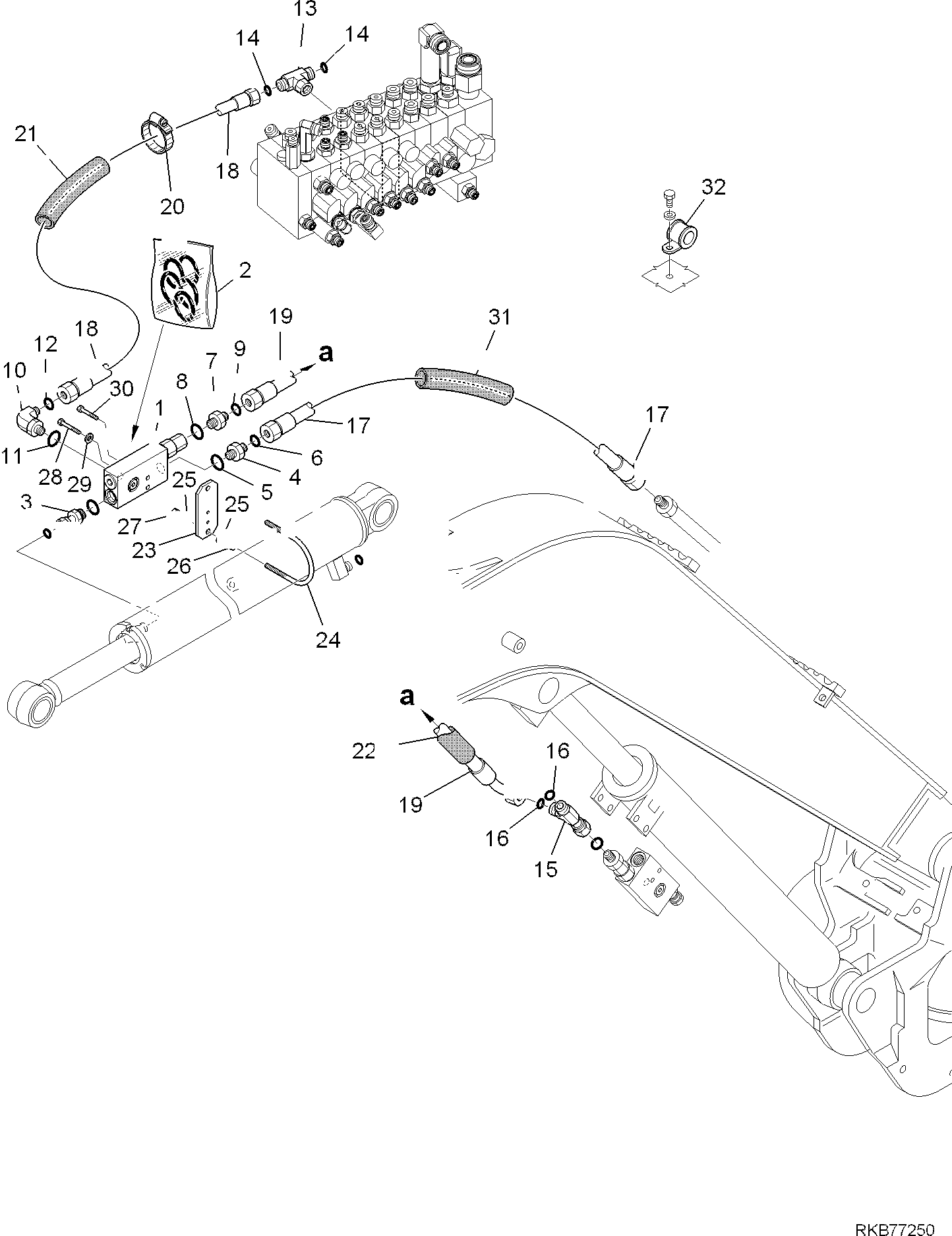Защита 22L-09-R3A70 KOMATSU