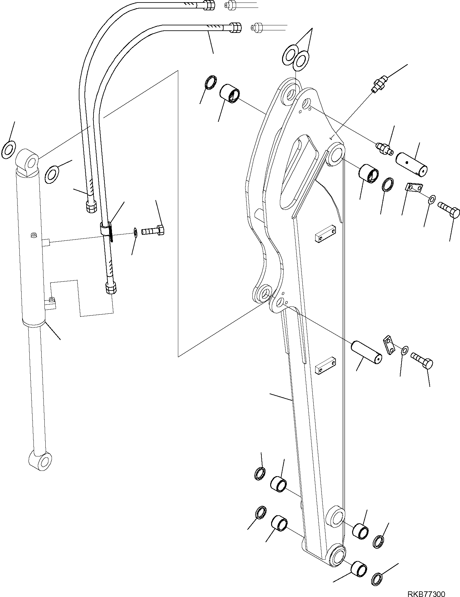LONG ARM 22F-943-R320 KOMATSU