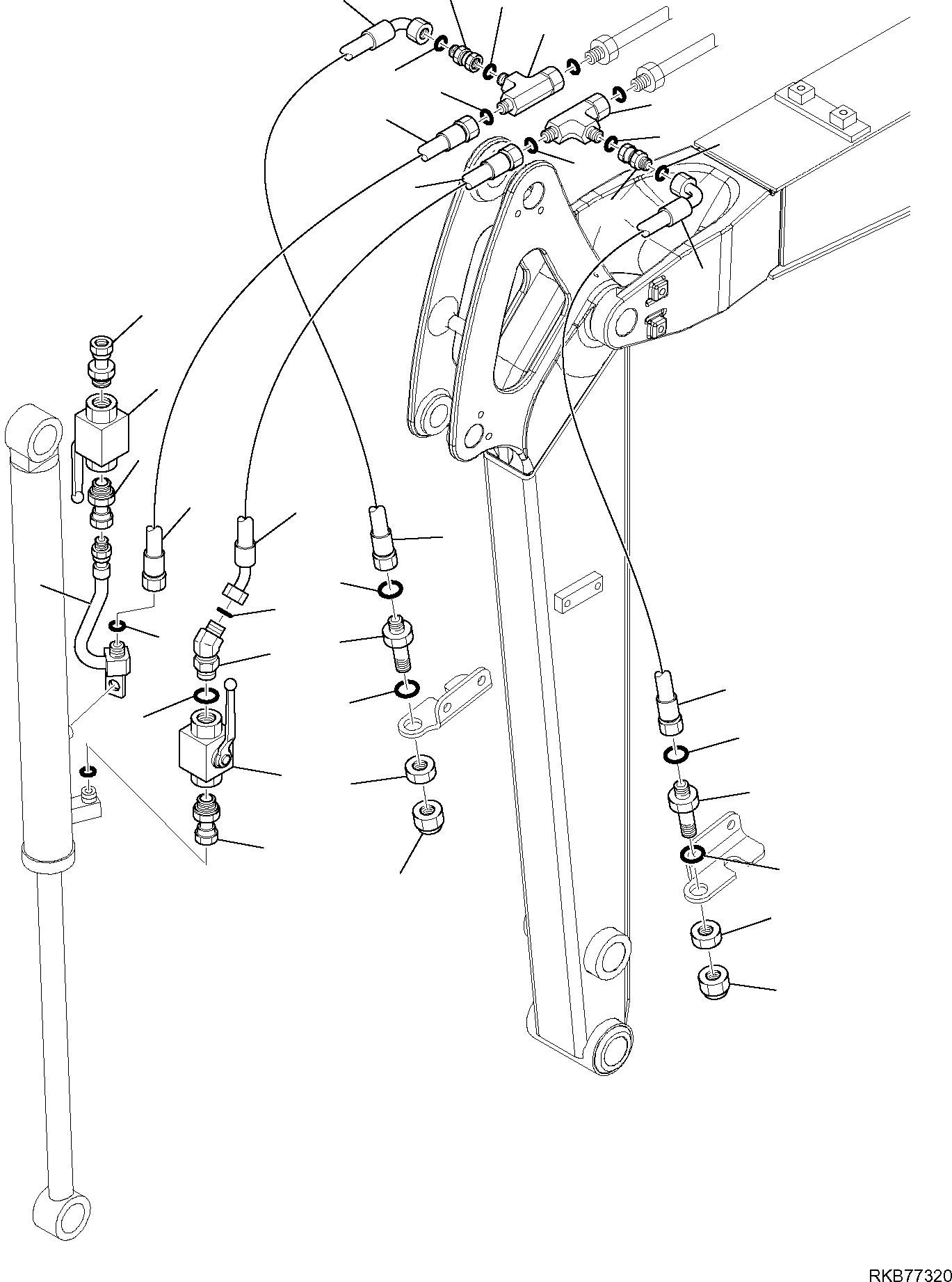 Шланг 22L-09-R9360 KOMATSU