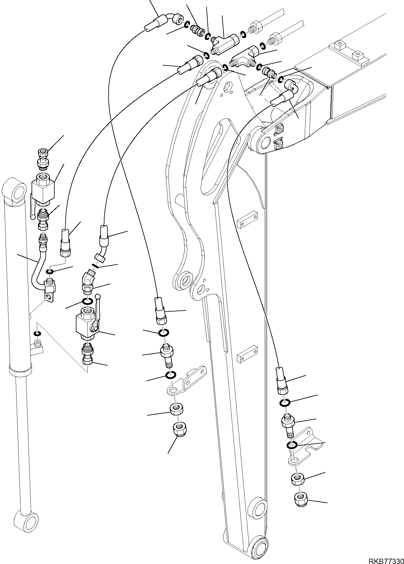 Шланг 22L-09-R9370 KOMATSU