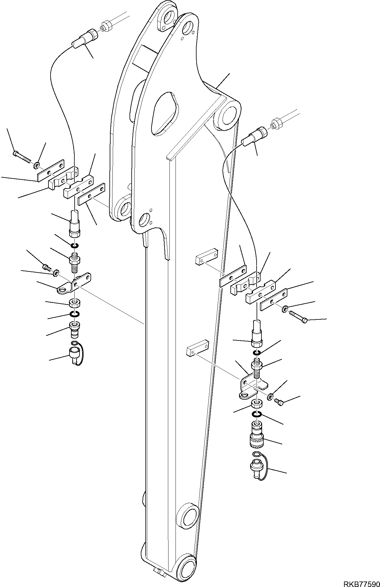 ARM, ASSEMBLY (22M-70-R2701) KOMATSU