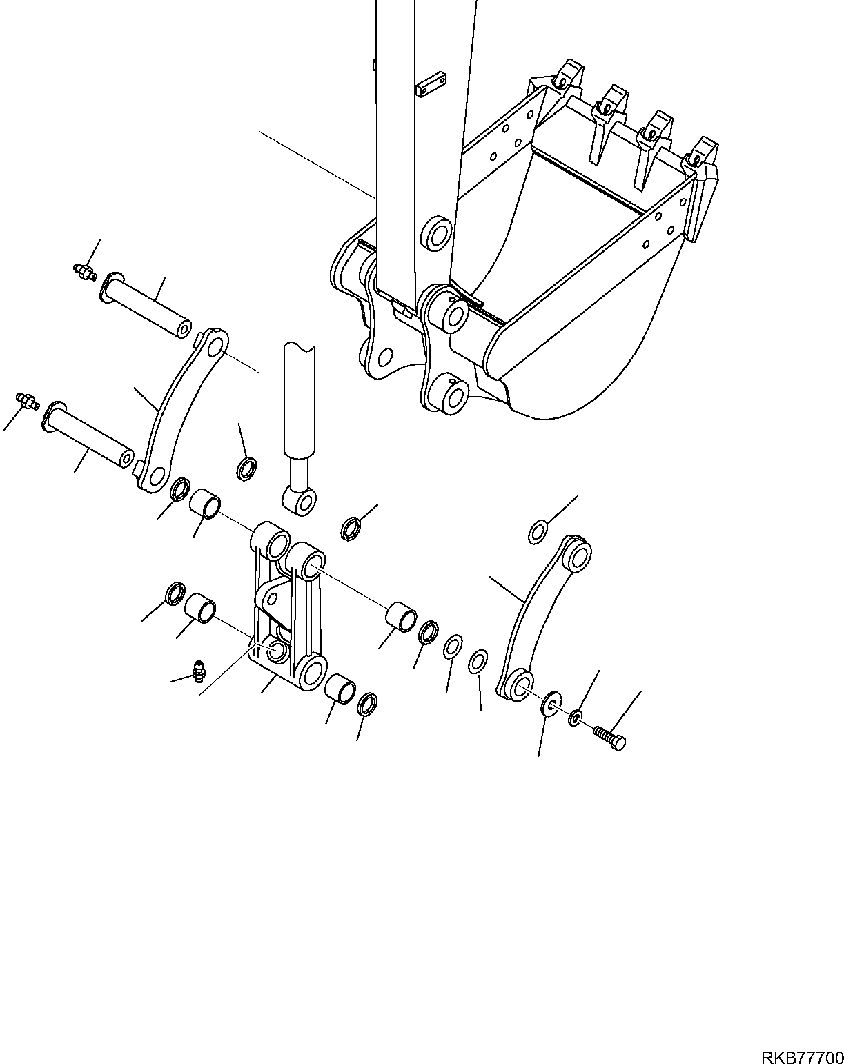 Рычаг 22L-09-R8940 KOMATSU