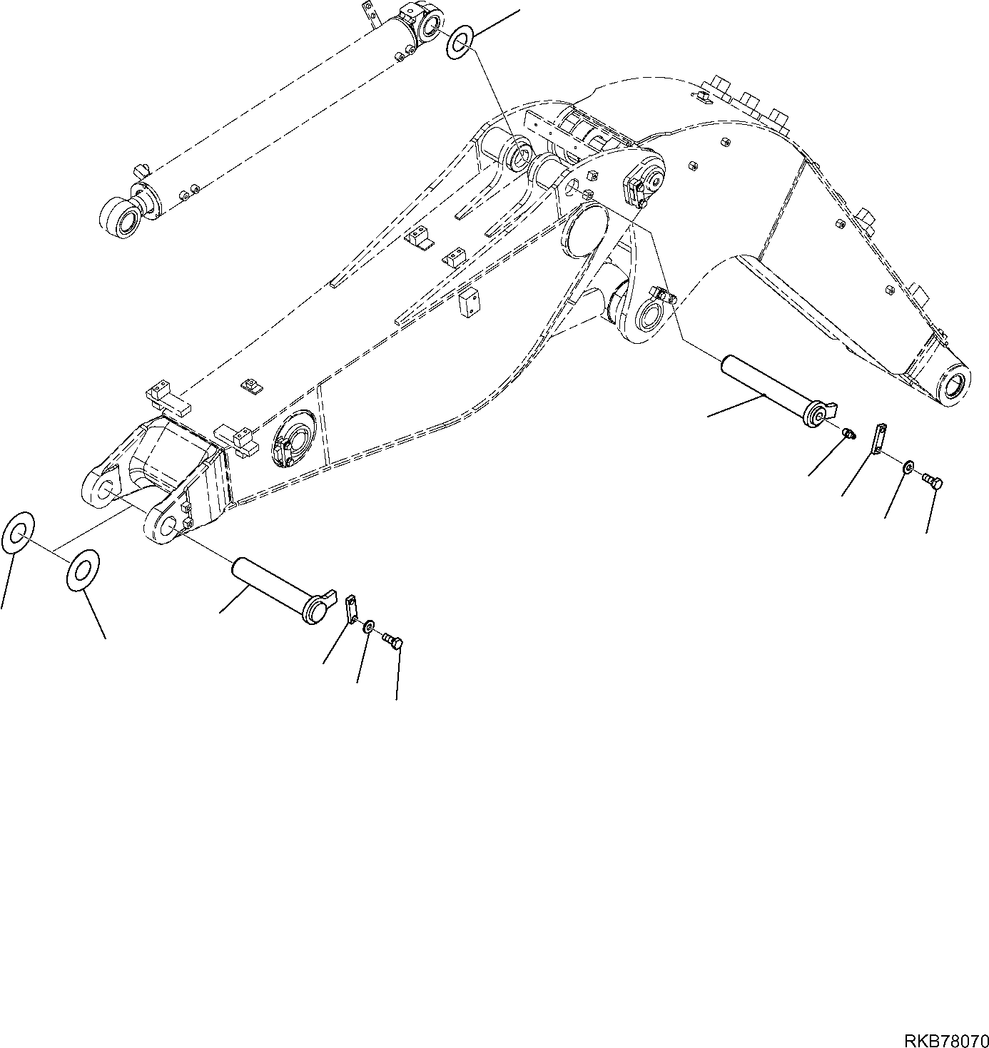 Палец 21W-70-R8941 KOMATSU