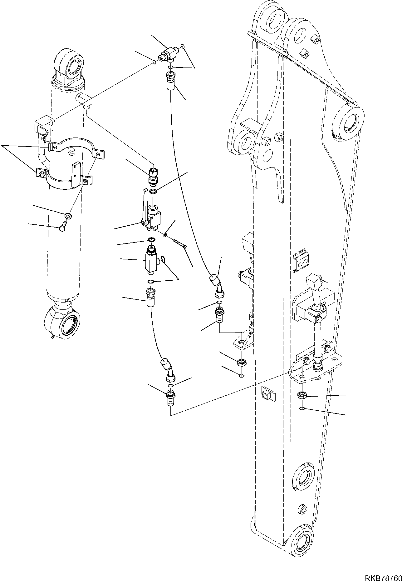 Соединение 21D-70-31850 KOMATSU