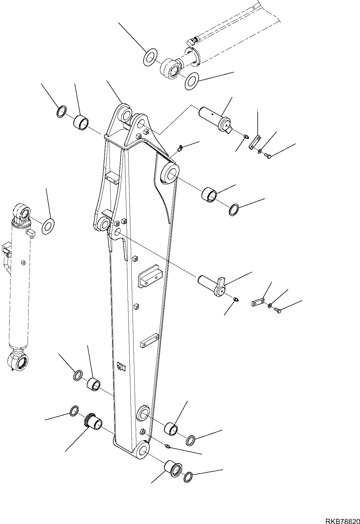 ARM ASSEMBLY (1900 mm) 21D-943-3100 KOMATSU