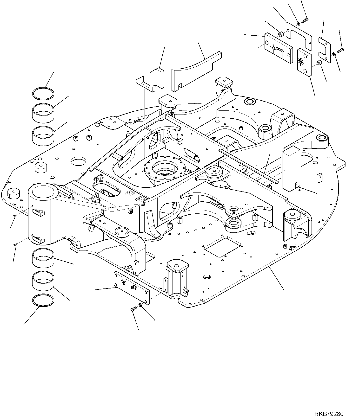 FRAME, ASSEMBLY 227-46-11202 KOMATSU