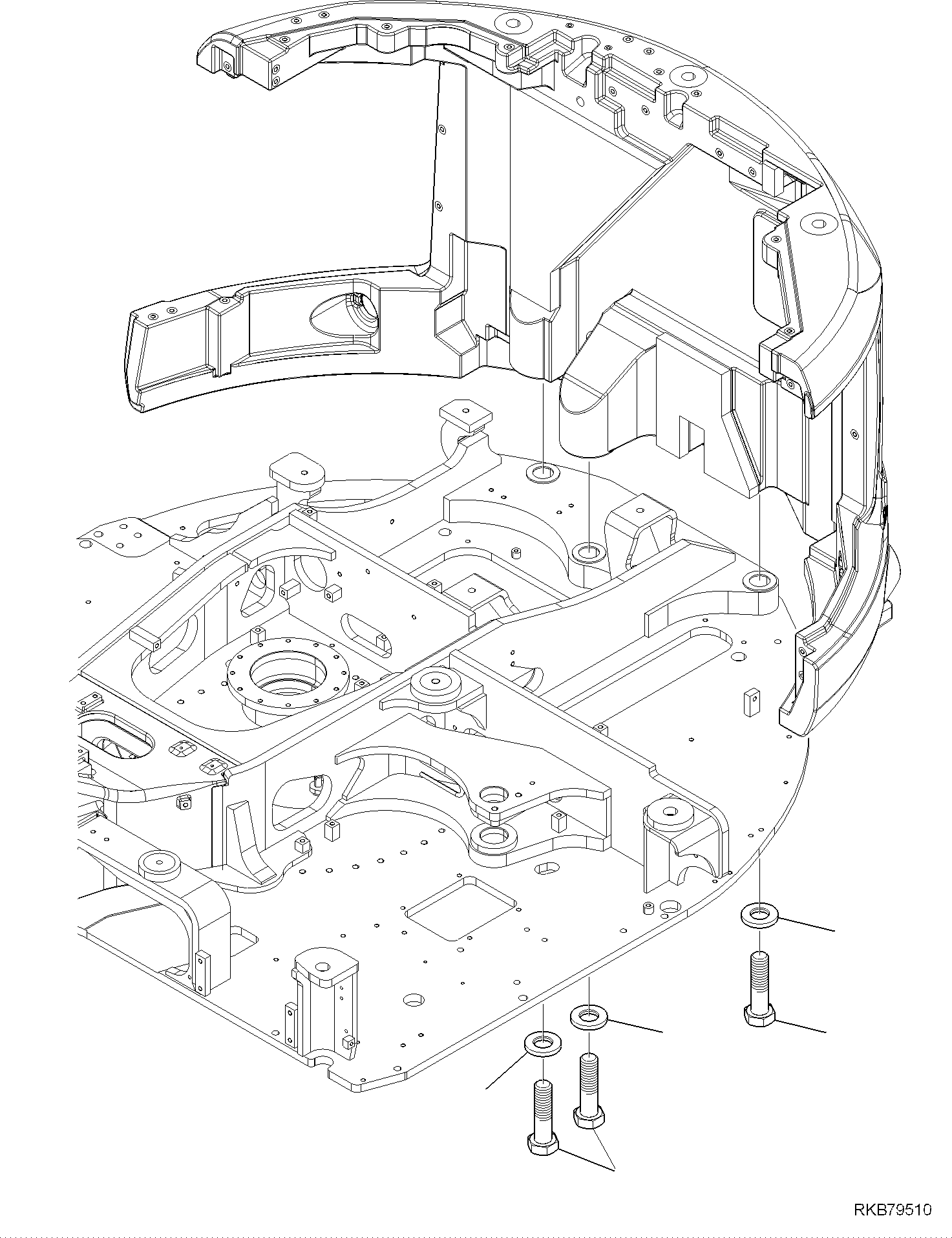 Болт 227-46-11180 KOMATSU