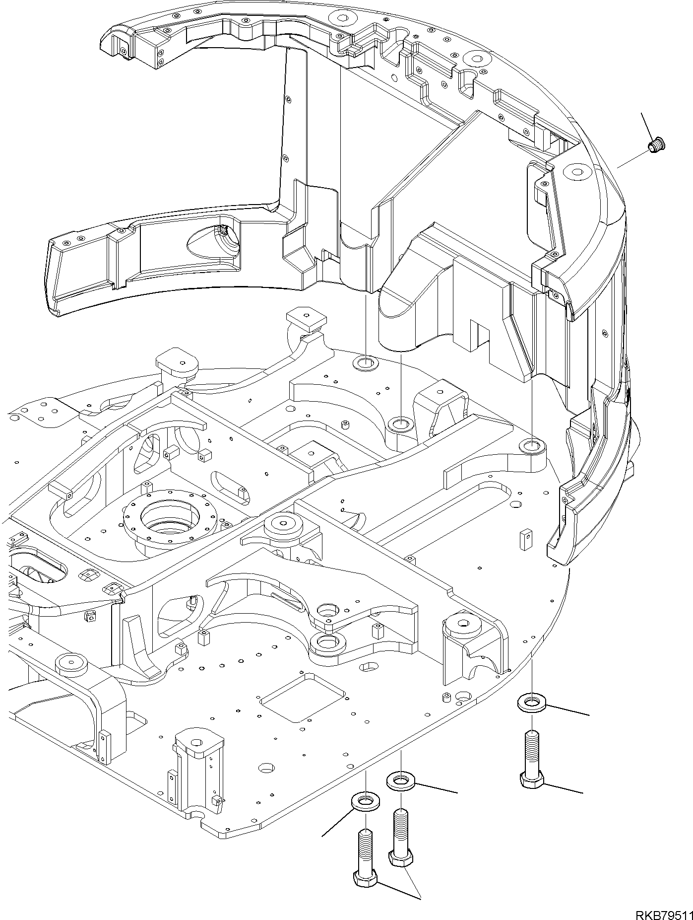 Пробка 227-46-15110 KOMATSU