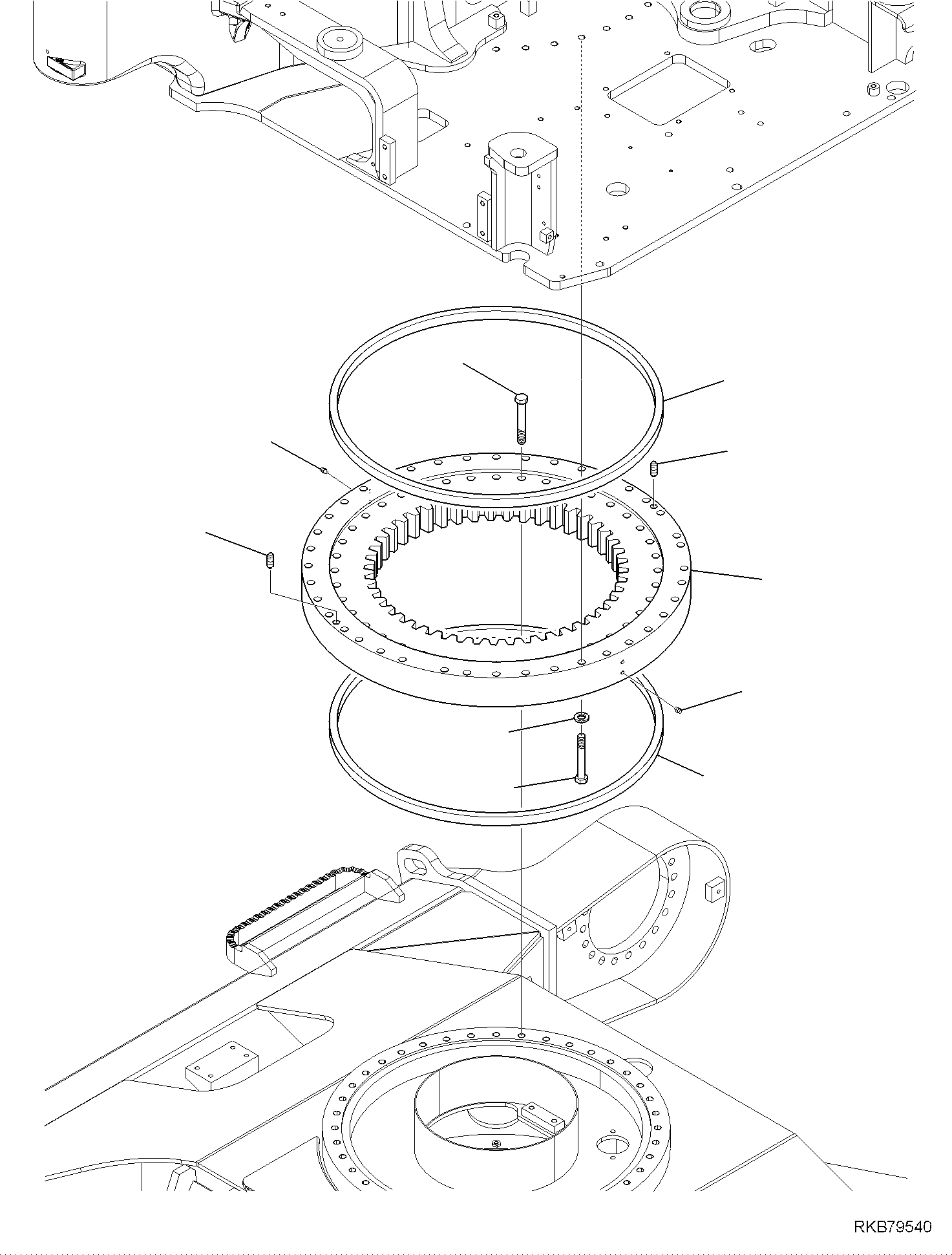 SWING CIRCLE 227-25-11100 KOMATSU