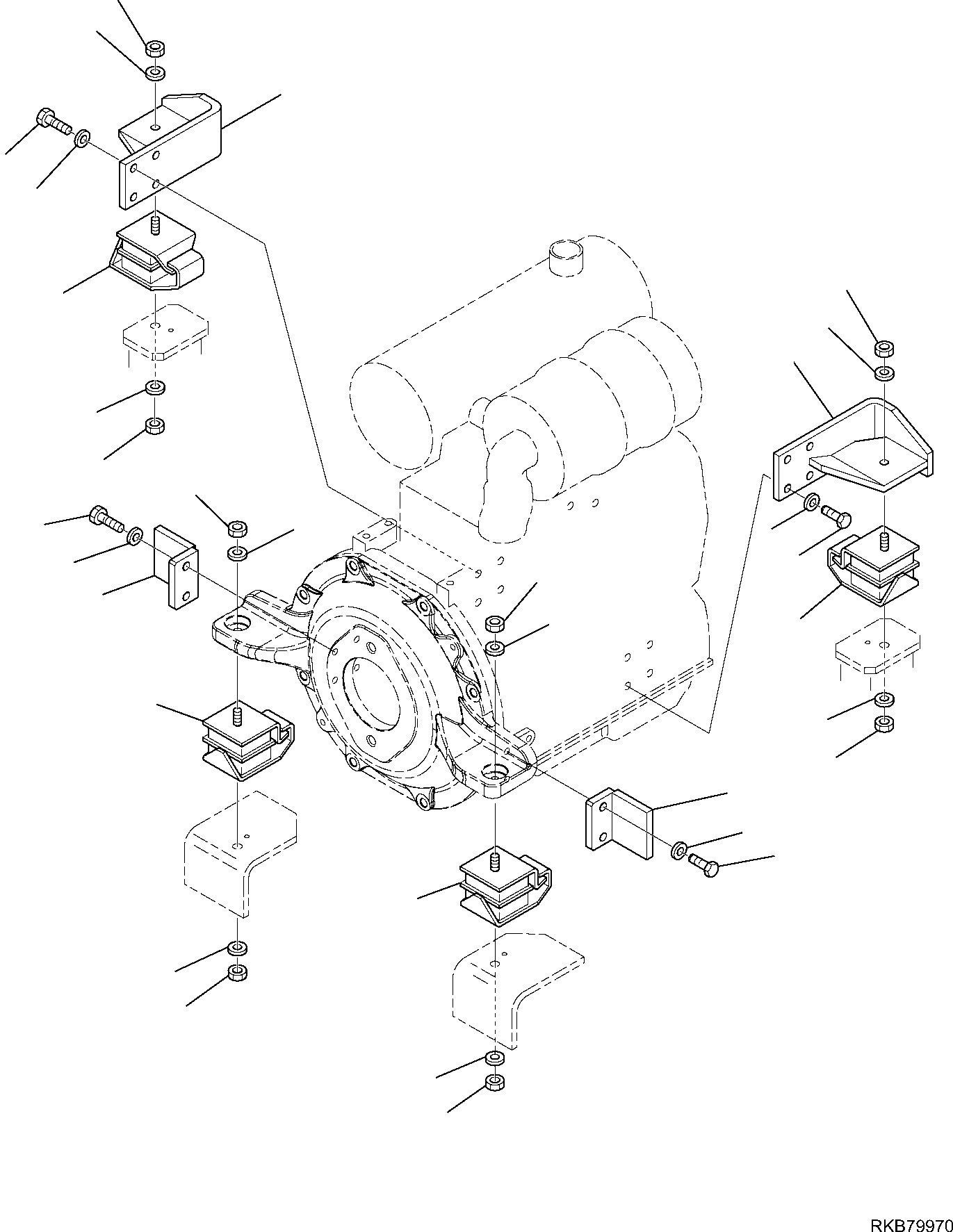 Кронштейн 37A-01-11600 KOMATSU