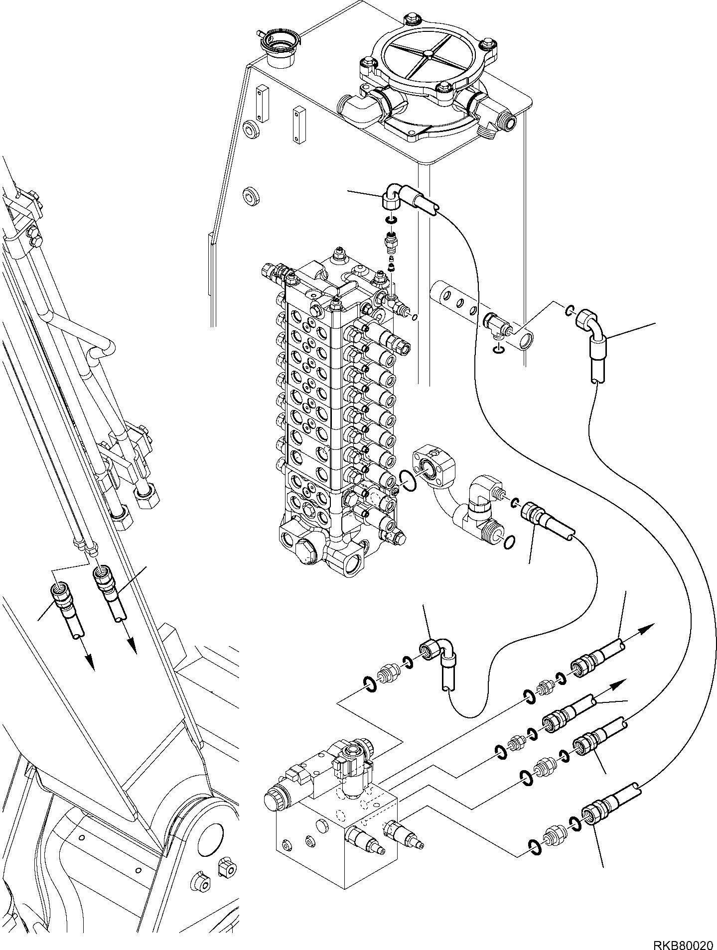 Шланг 22E-62-22760 KOMATSU