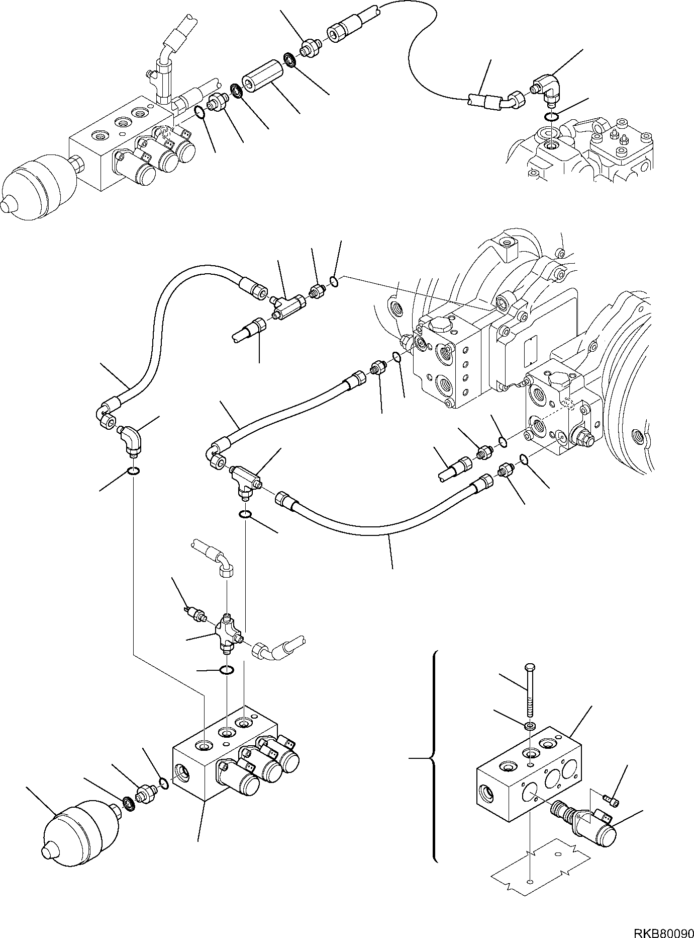 Шланг 37C-09-4S110 KOMATSU