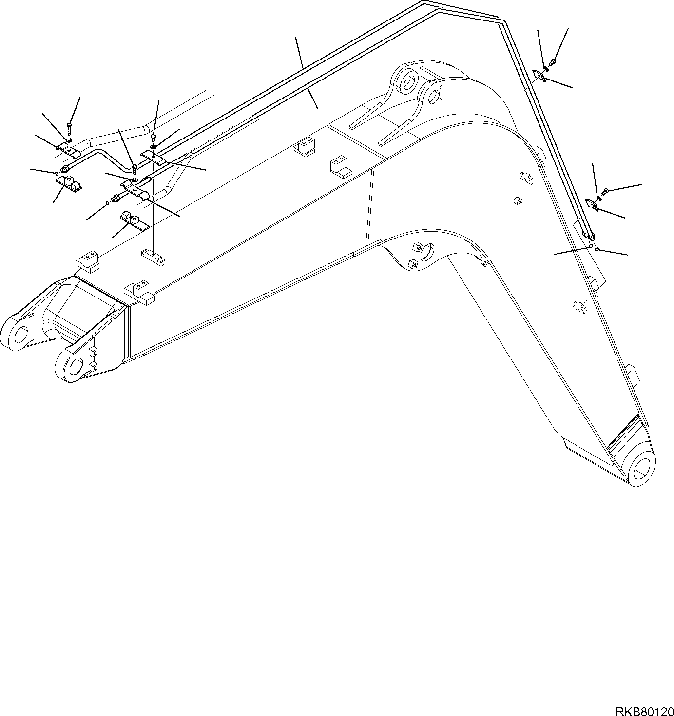 Хомут 22E-973-3300 KOMATSU