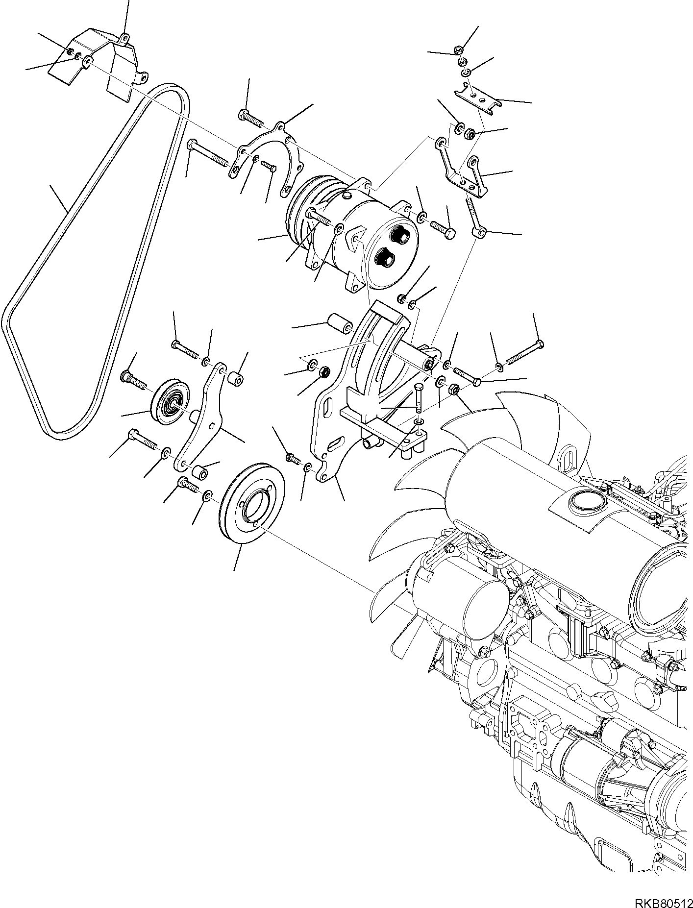 TIE-ROD 22E-979-2470 KOMATSU