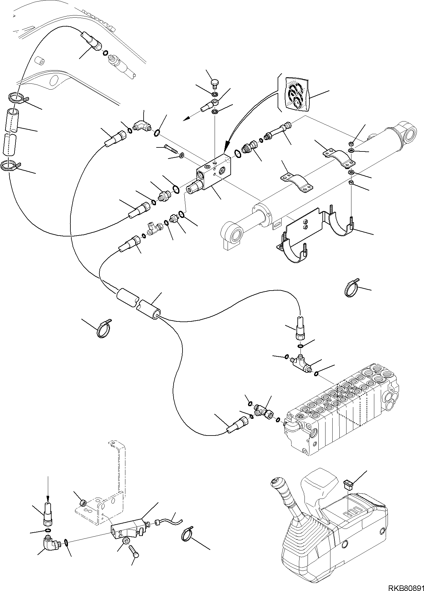 WIRING HARNESS, OVERLOAD PRESSURE SWITCH LINE 2A1-06-11720 KOMATSU