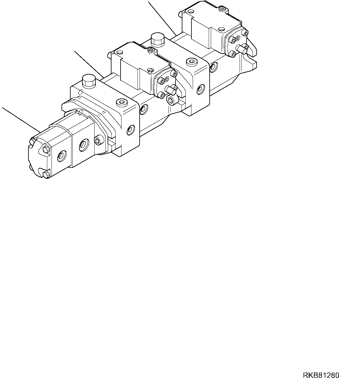 GEAR PUMP, ASSEMBLY RER902602616 KOMATSU