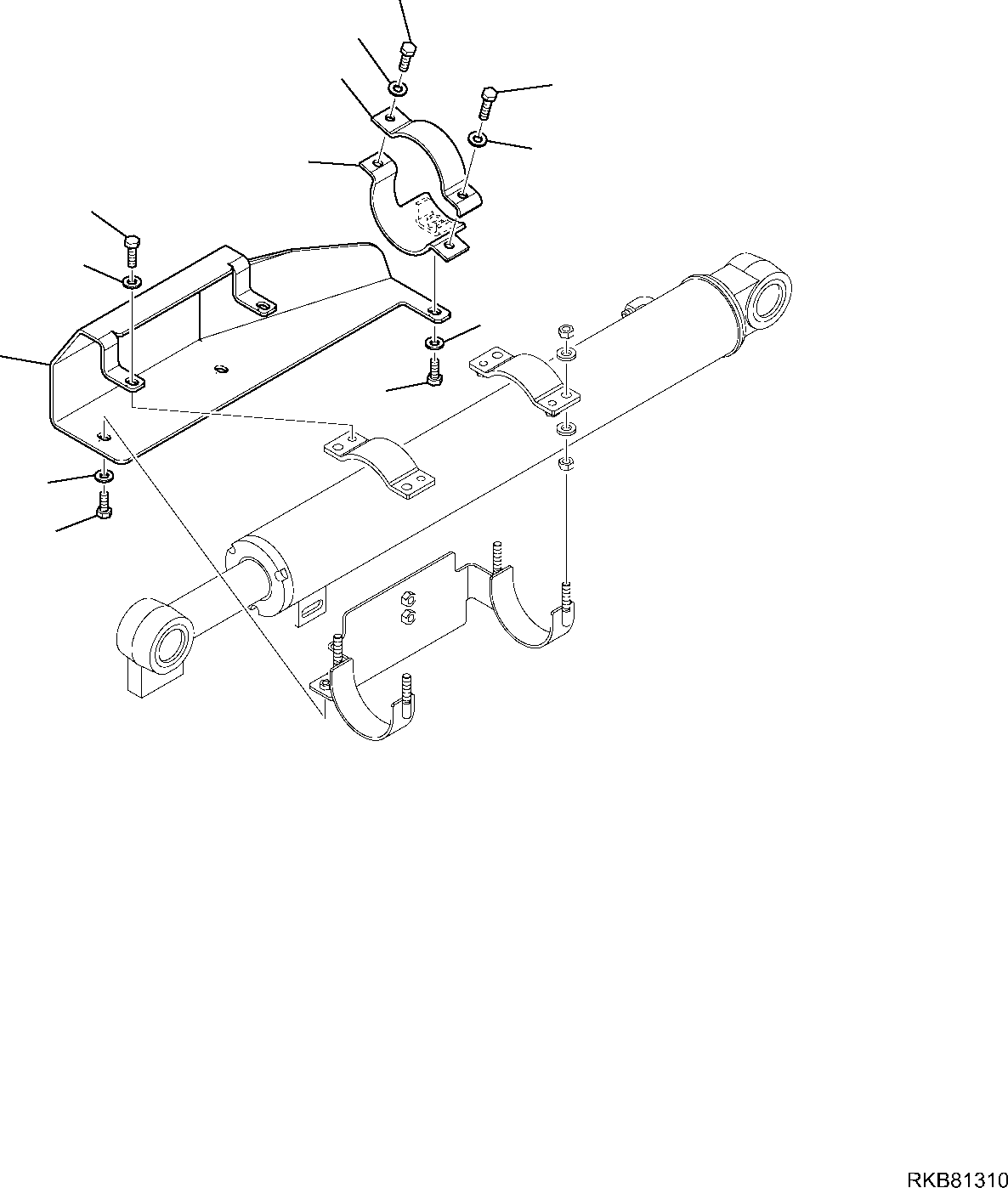Хомут 22L-09-R2X31 KOMATSU