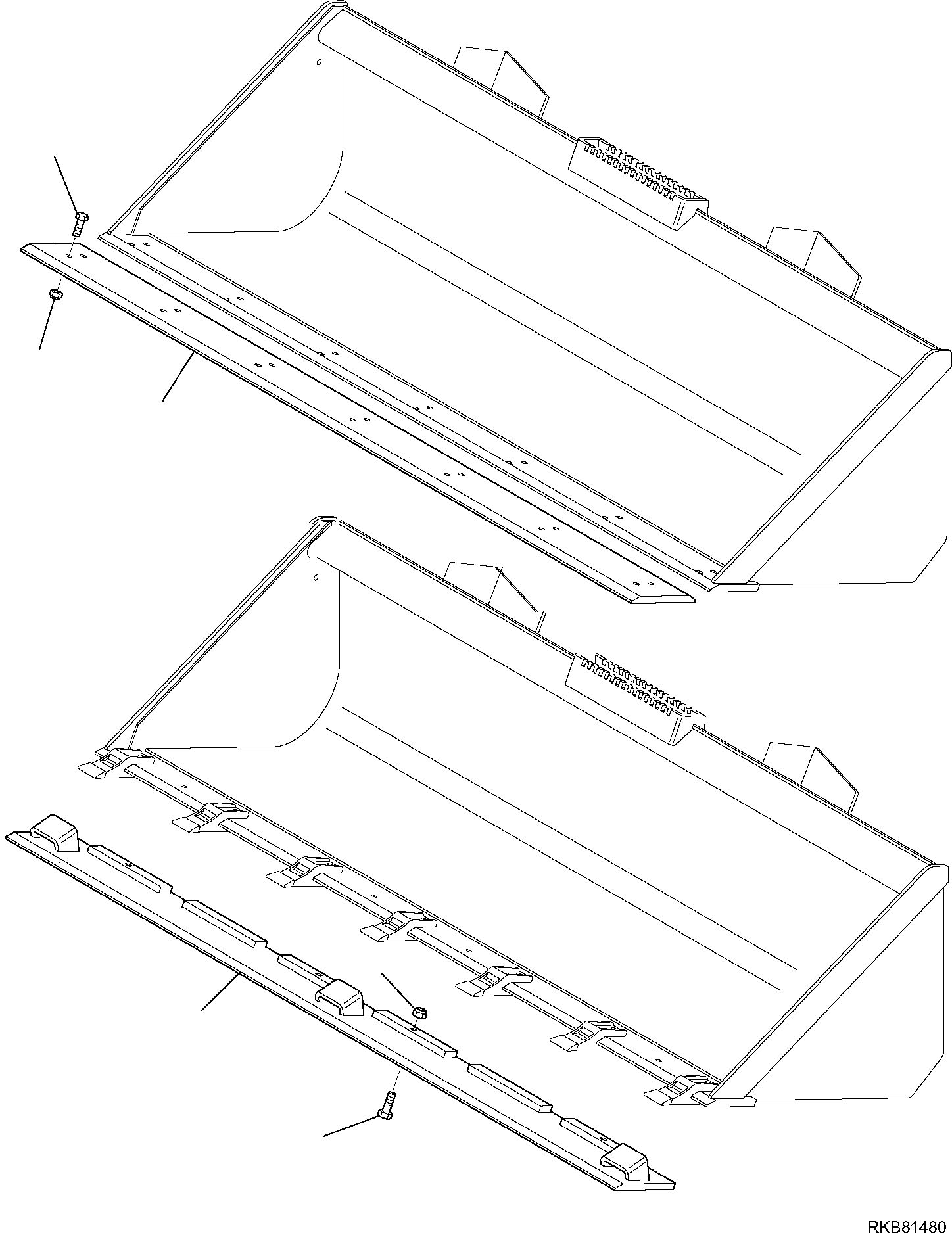 BLADE, 1880 MM 37C-70-12340 KOMATSU
