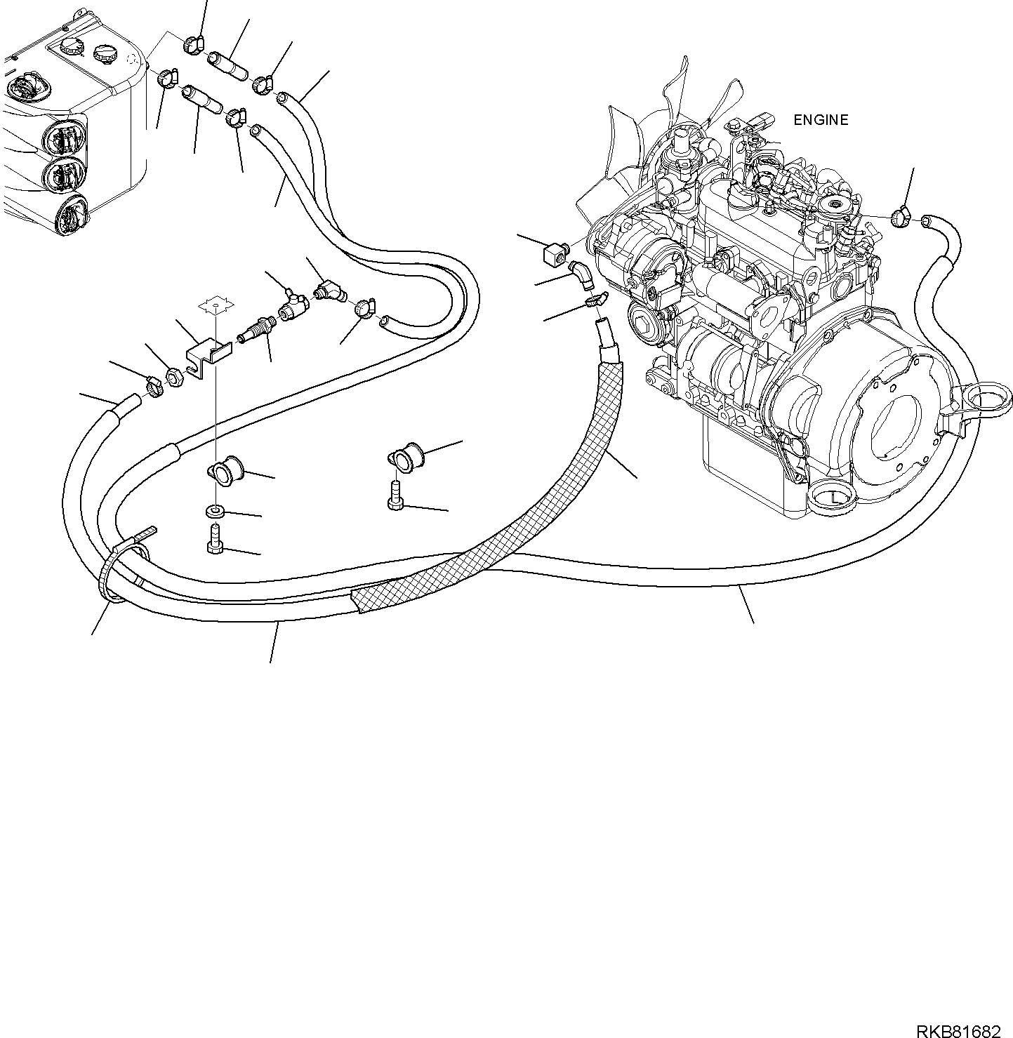 Ниппель 2A1-977-1110 KOMATSU