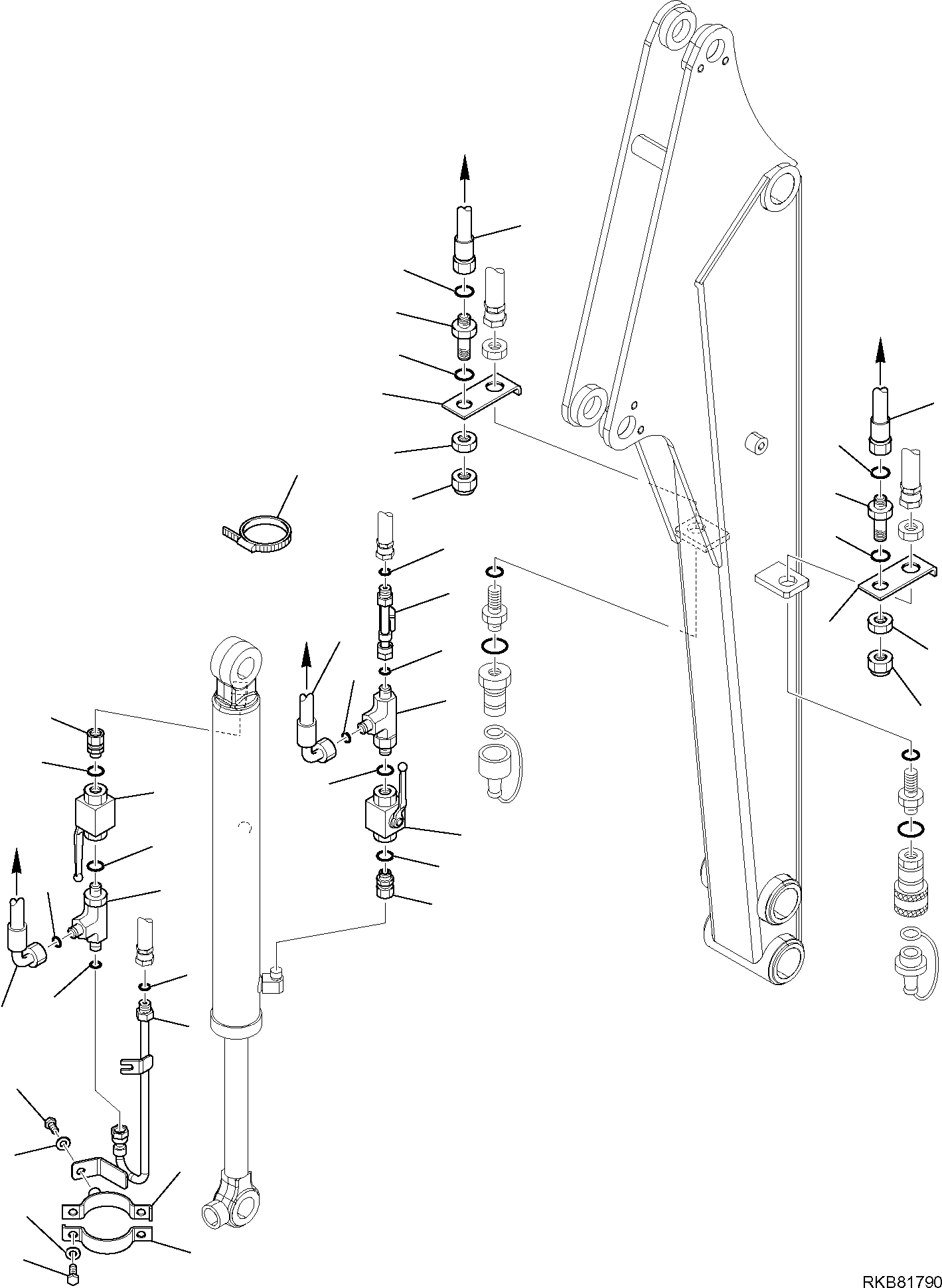 Труба 22L-09-R2M40 KOMATSU
