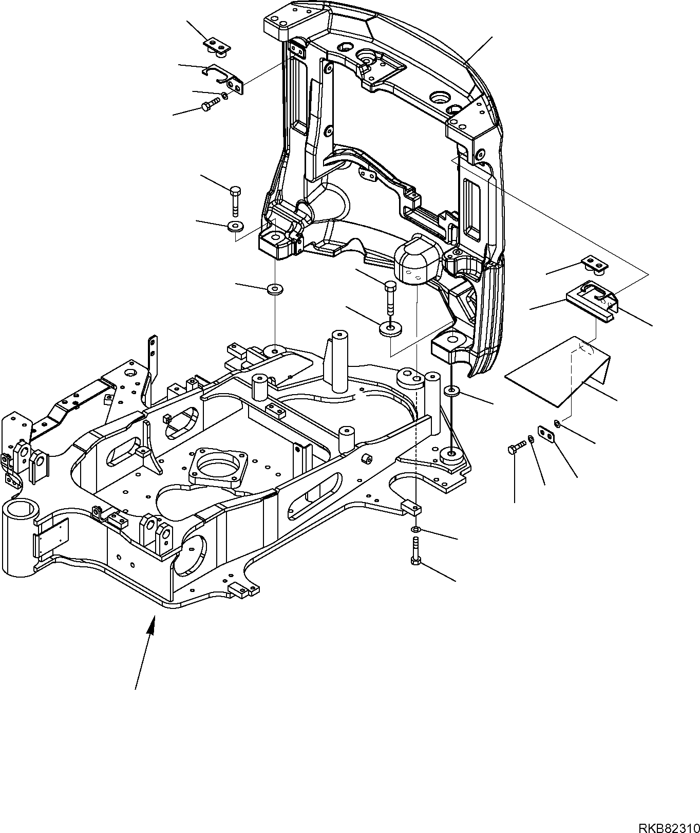 COUNTER WEIGHT 22J-46-25710 KOMATSU