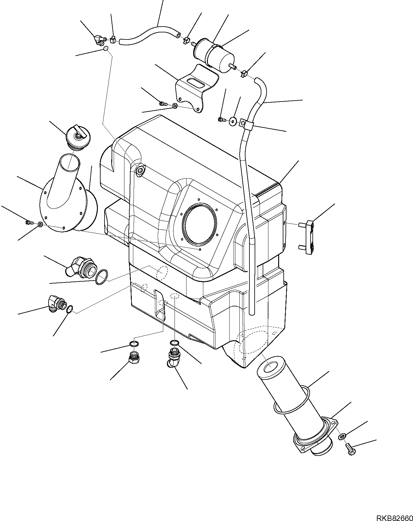 Шланг 42N-60-11722 KOMATSU