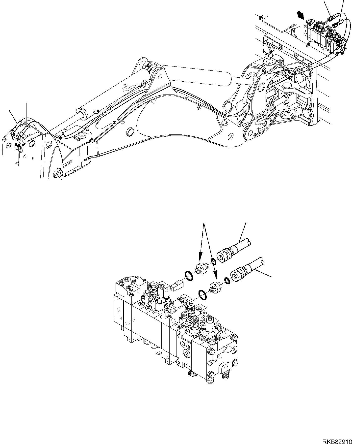 Шланг 42N-62-18360 KOMATSU