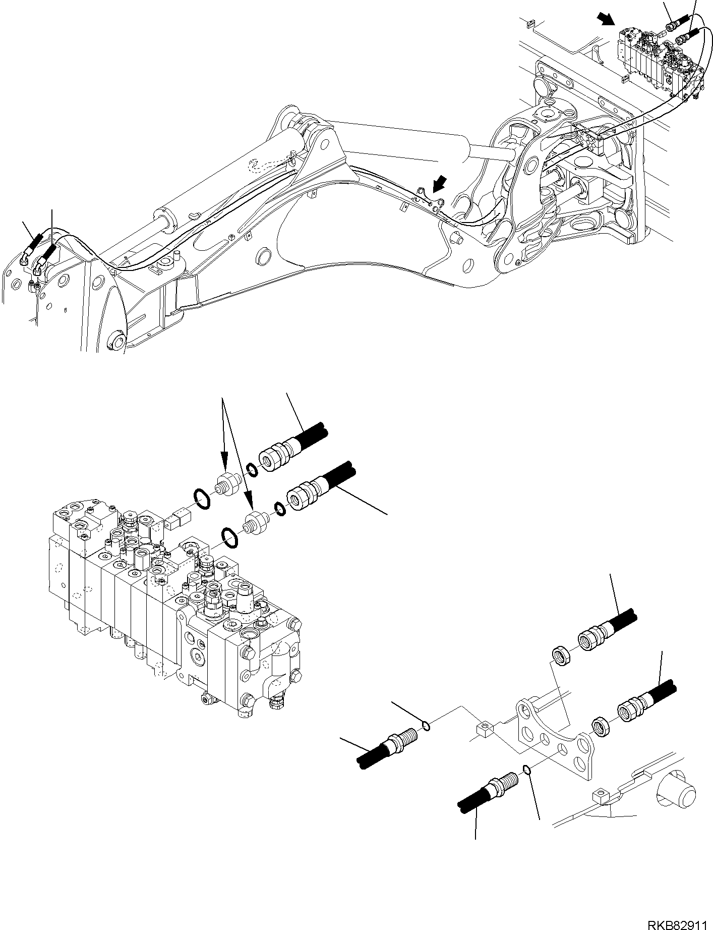 Шланг 42N-62-18351 KOMATSU