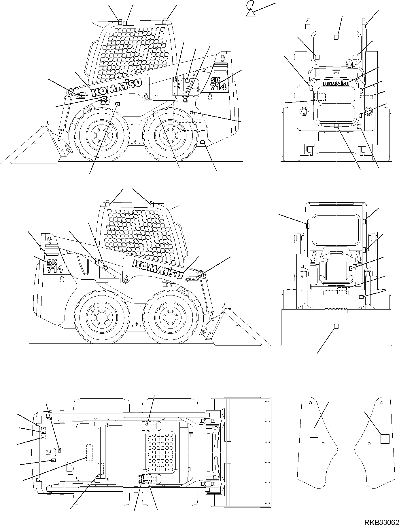 PLATE, FUEL DRAIN 37B-98-11220 KOMATSU