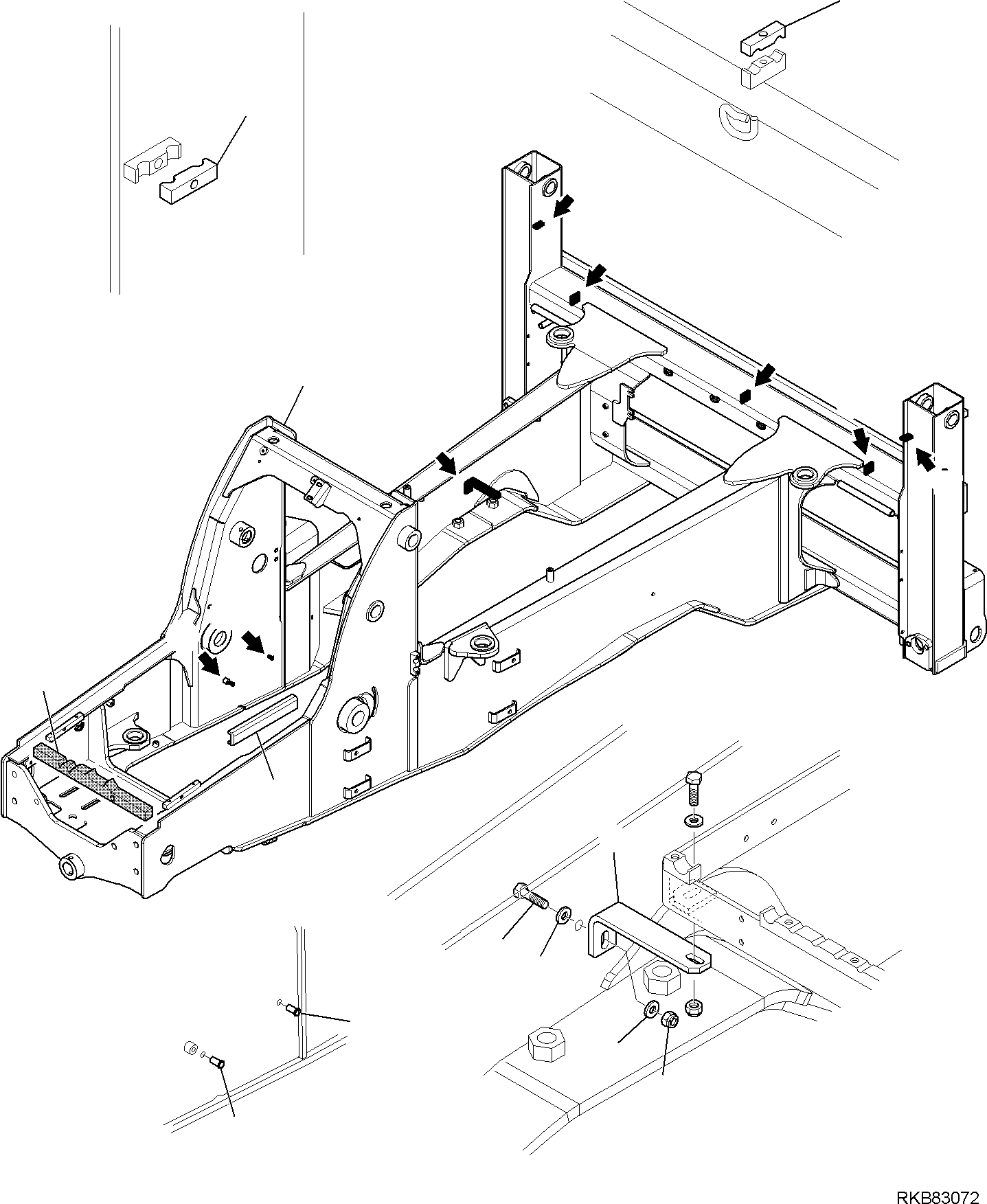 FRAME, ASSEMBLY 42N-46-17102 KOMATSU