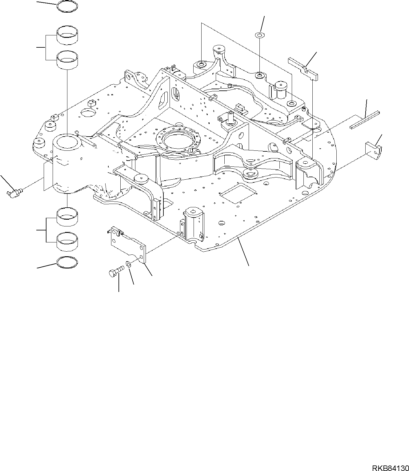 REVOLVING FRAME 21D-46-31111 KOMATSU