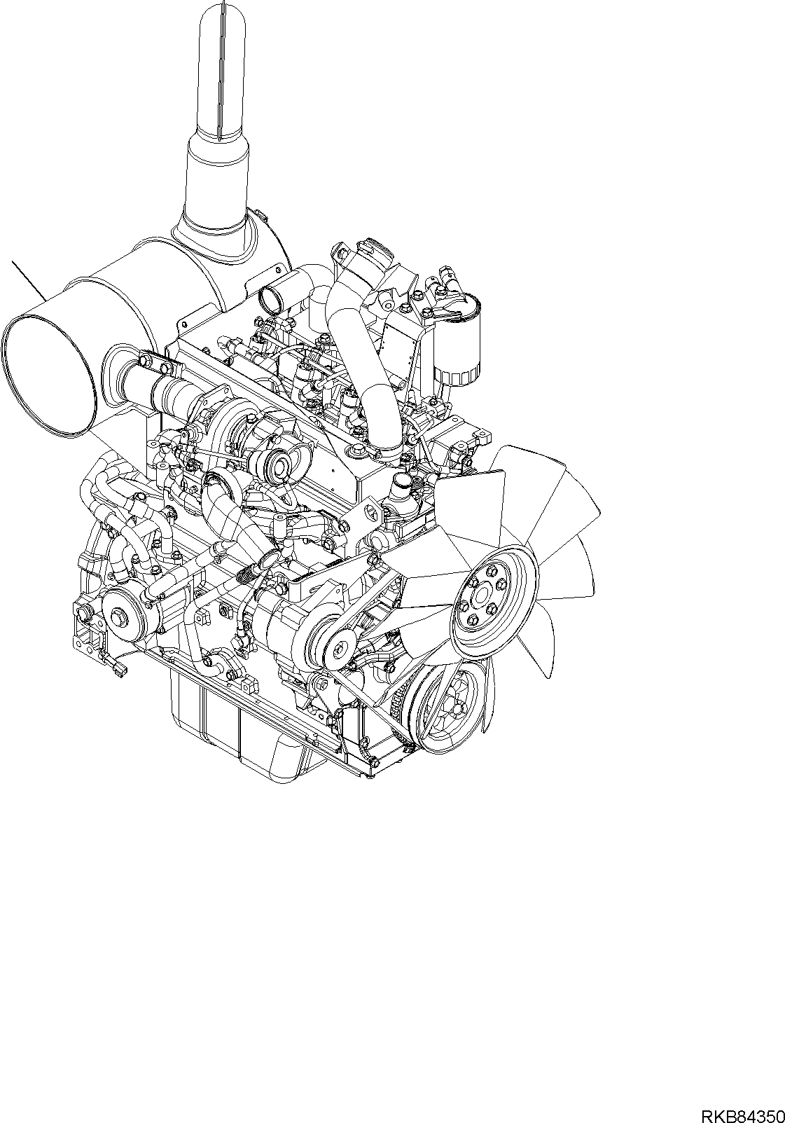 ENGINE, ASSEMBLY 6271-E0-RA20 KOMATSU