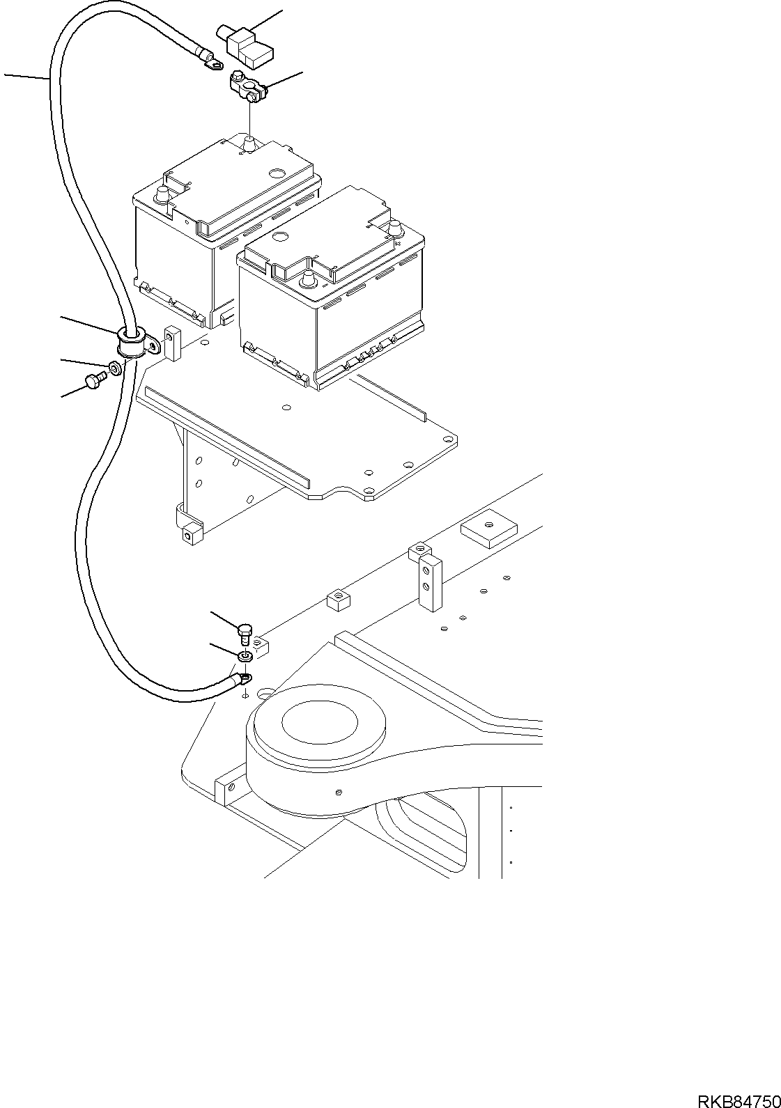 CABLE (-) 21W-06-R1320 KOMATSU