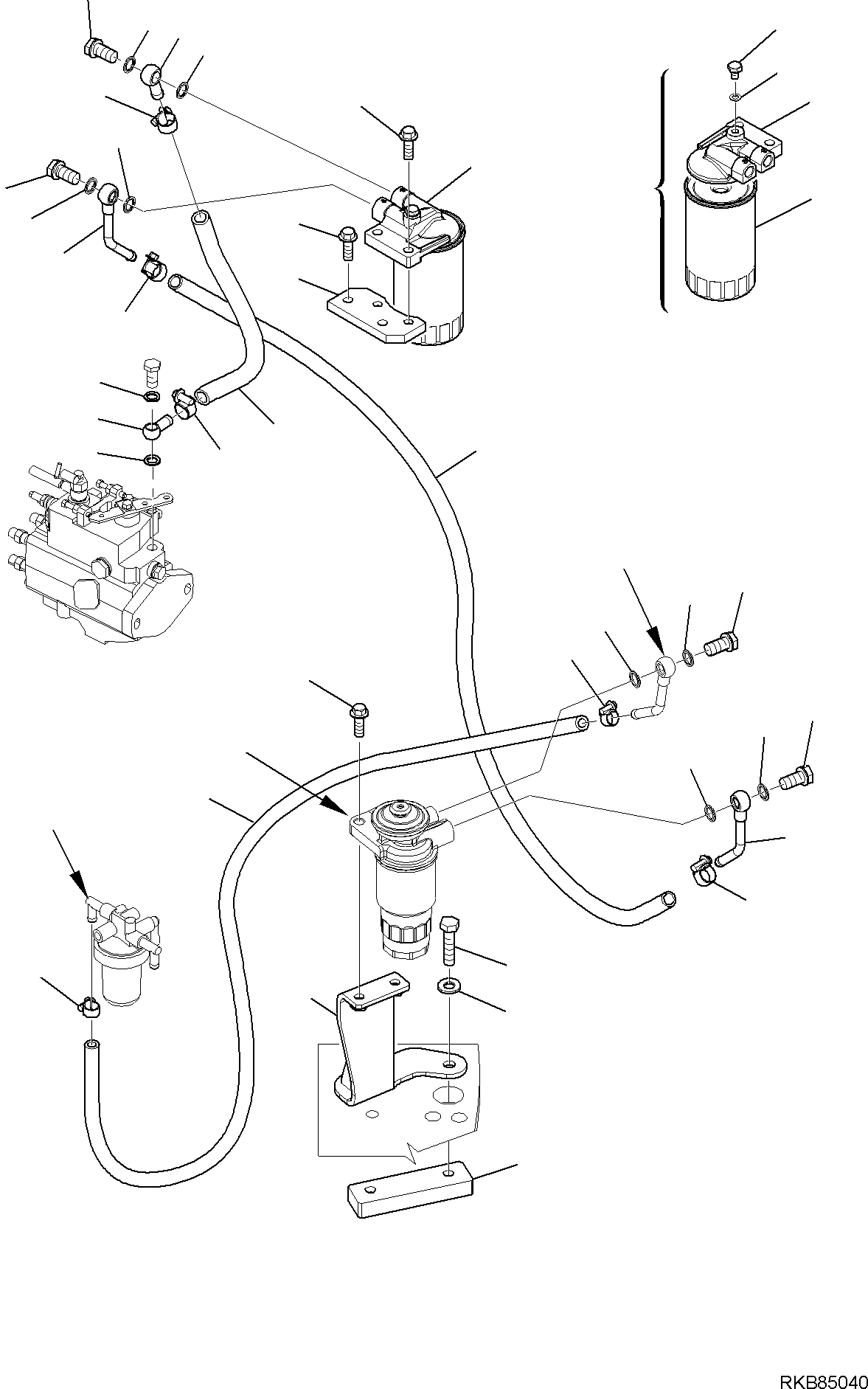 Шланг 07288-21204 KOMATSU