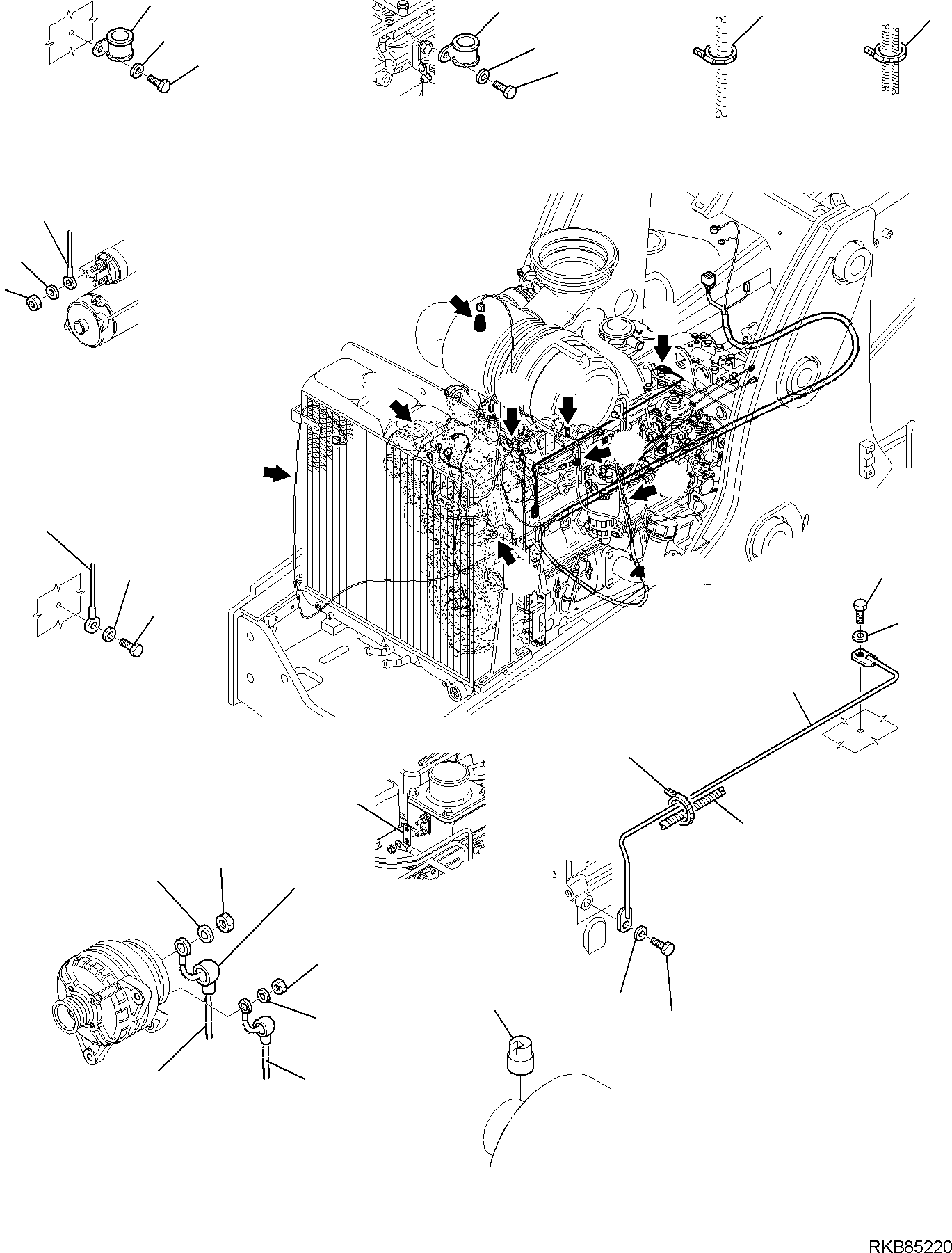 Кабель 42N-06-11971 KOMATSU
