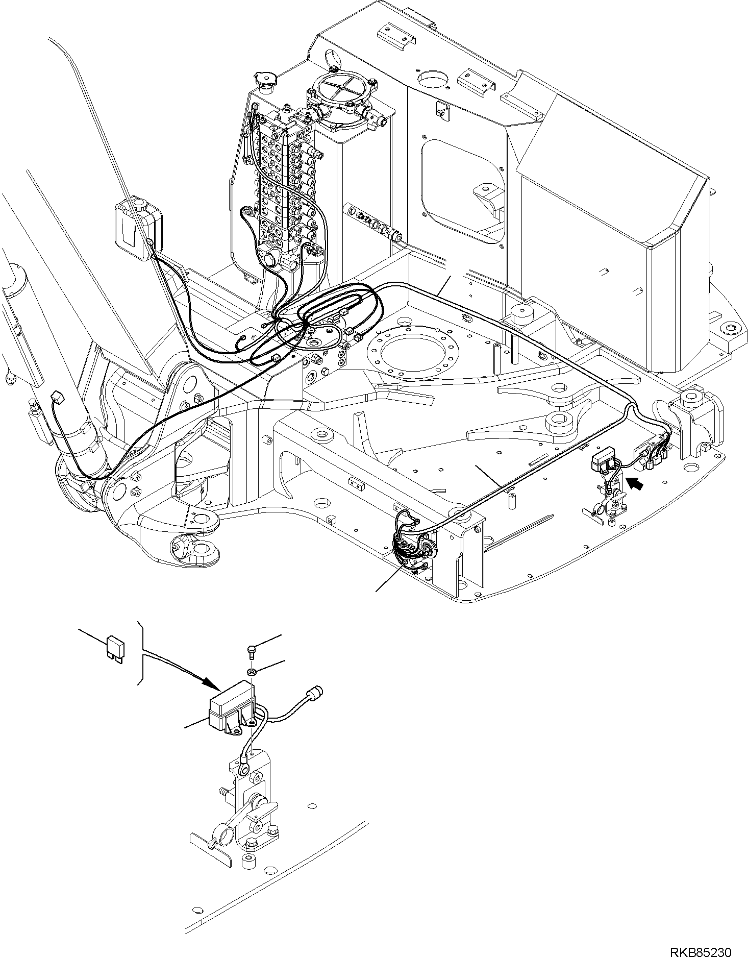 WIRING HARNESS, FRAME LINE 22E-06-21183 KOMATSU