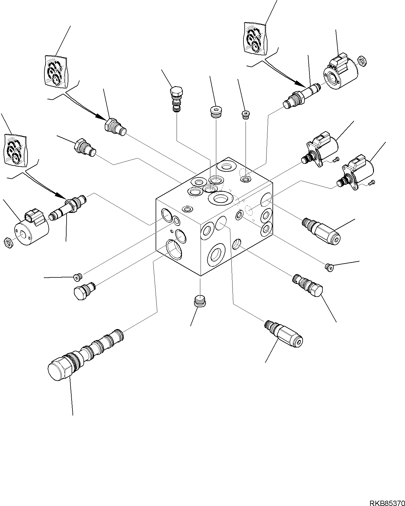 SOLENOID VALVE, ASSEMBLY 22E-973-2601 KOMATSU