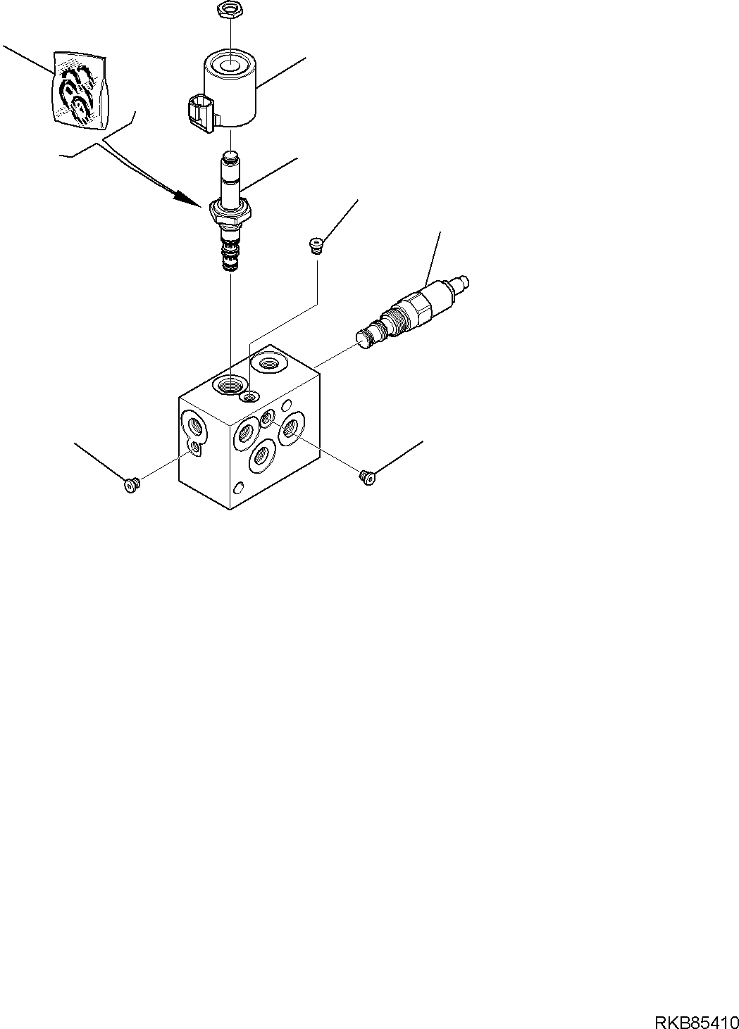 SOLENOID VALVE, ASSEMBLY 22E-973-2700 KOMATSU