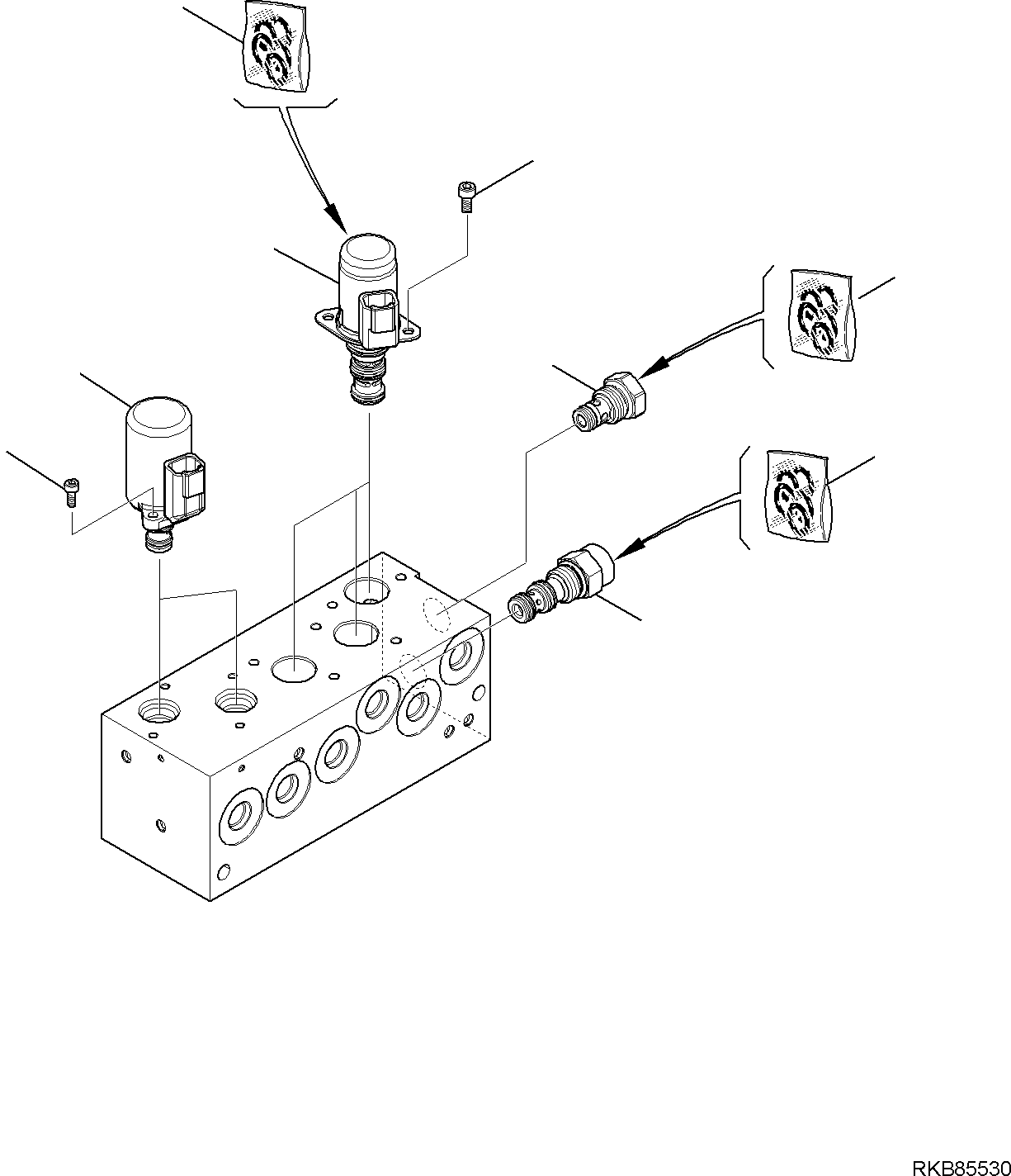SOLENOID VALVE, ASSEMBLY 22E-60-21400 KOMATSU