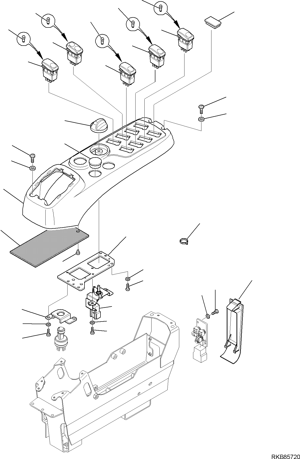 SWITCH, OVERLOAD ALARM 22E-06-21441 KOMATSU