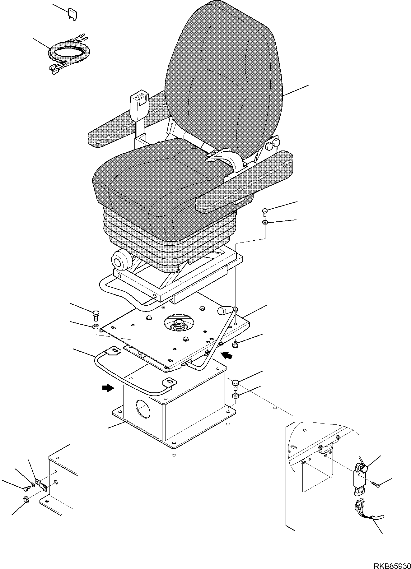 SEAT, SUPPORT 42N-56-15060 KOMATSU