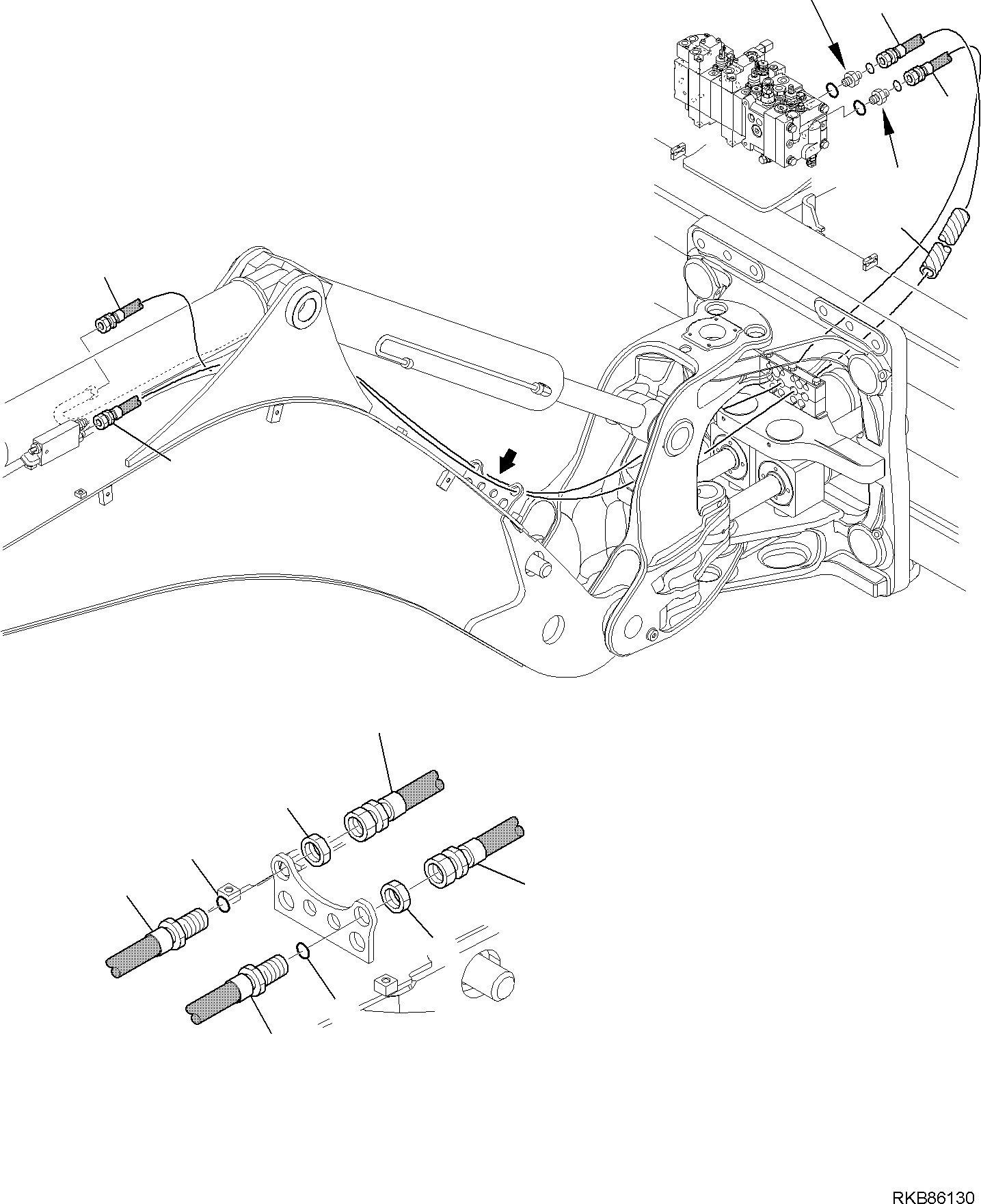 Шланг 42N-62-16651 KOMATSU