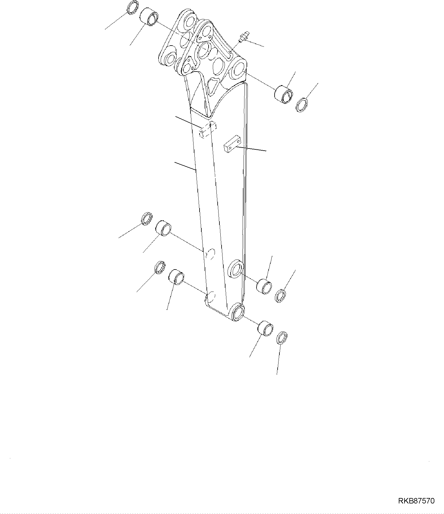 ARM, ASSEMBLY 22K-70-R1301 KOMATSU