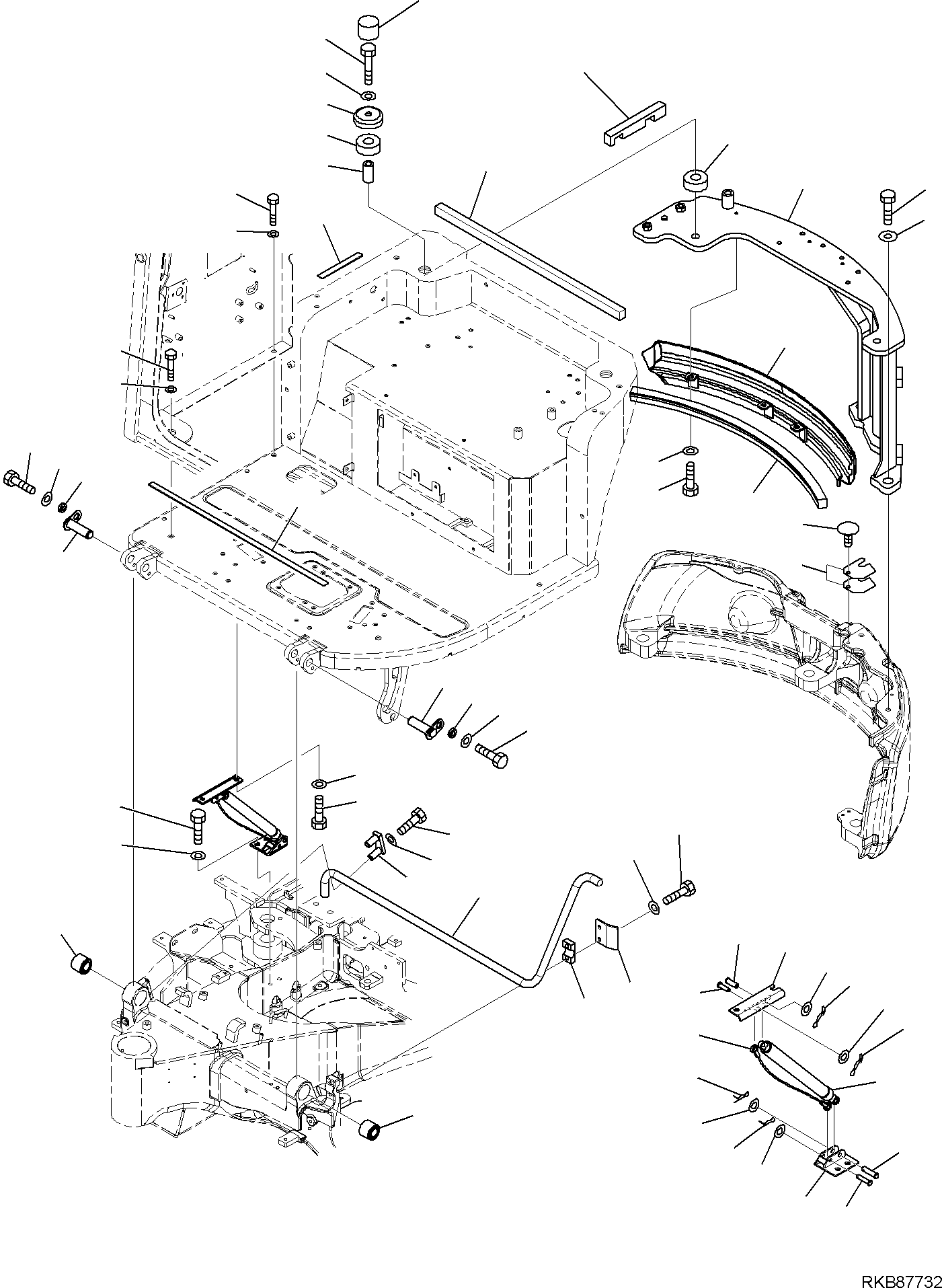 Лист 2A1-54-13280 KOMATSU