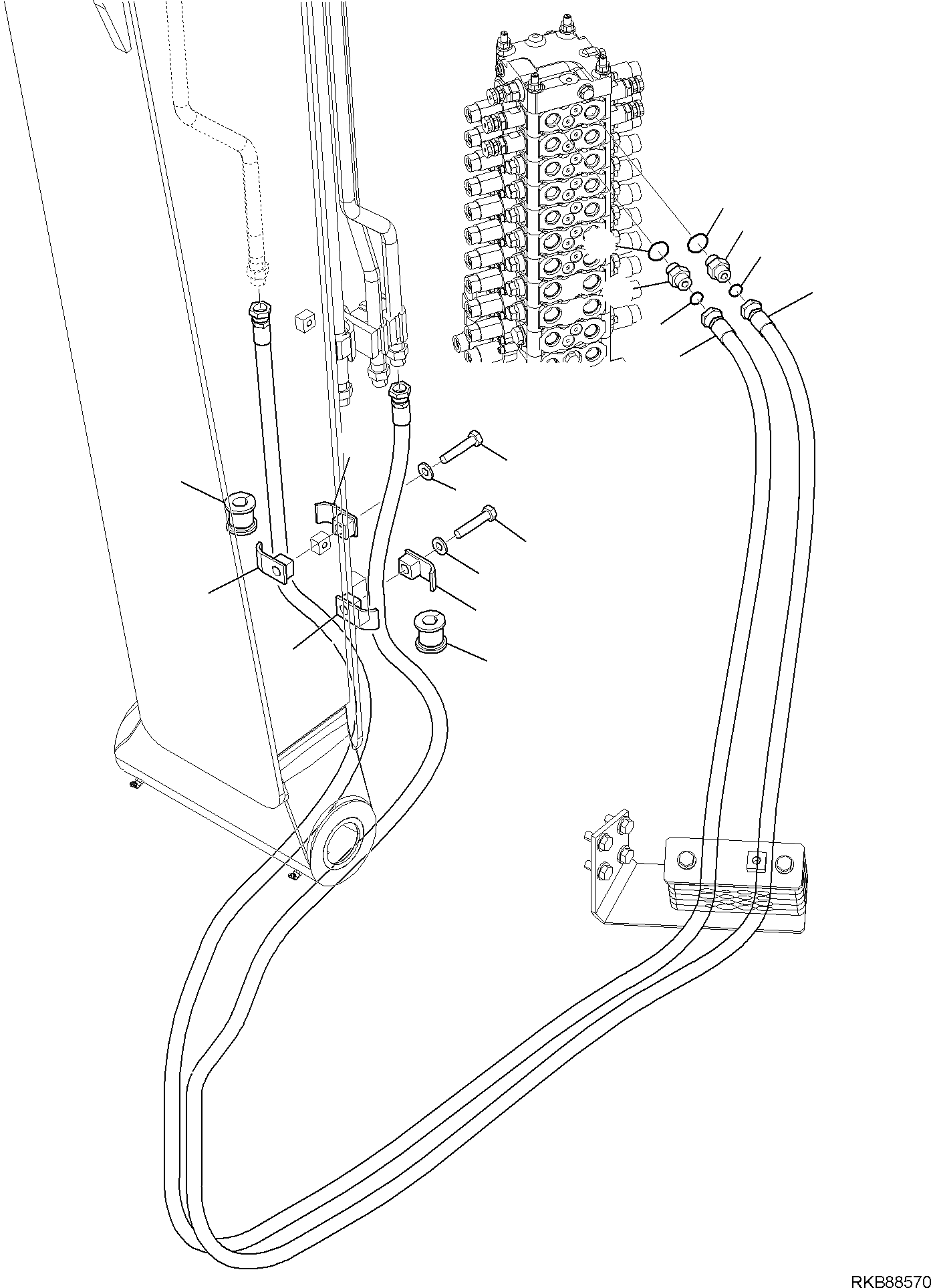 Шланг 227-62-12372 KOMATSU