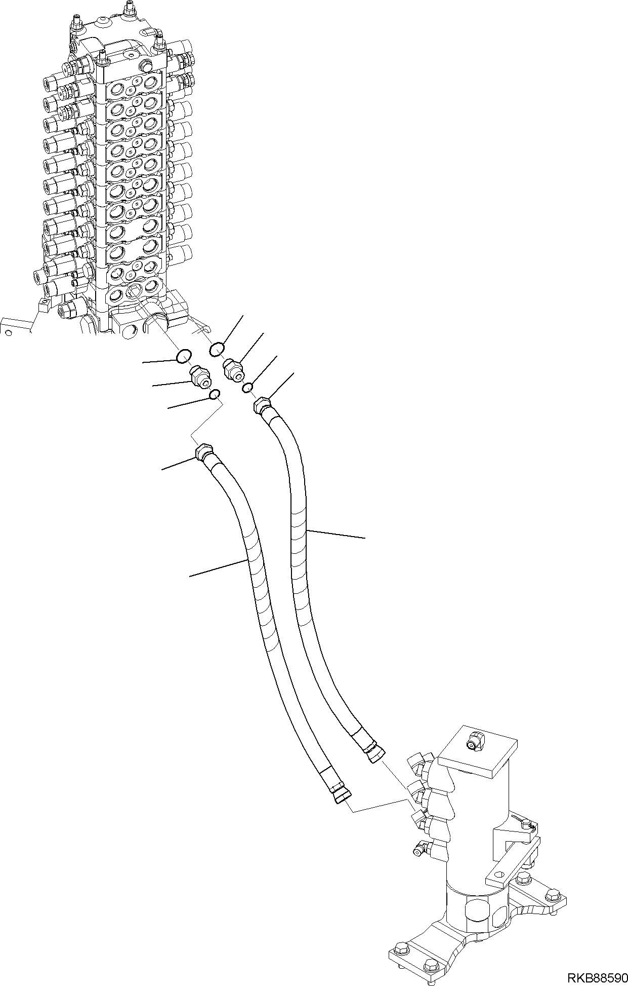 Шланг 227-62-11180 KOMATSU