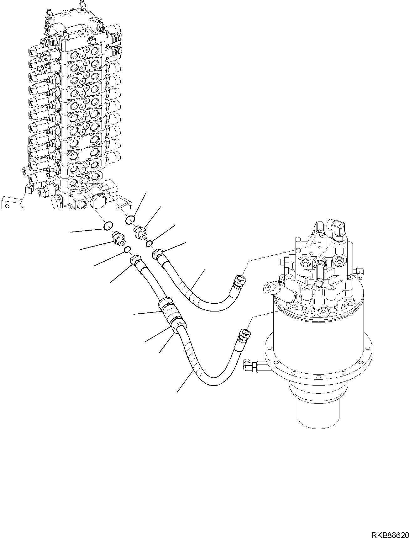 Шланг 227-62-11530 KOMATSU